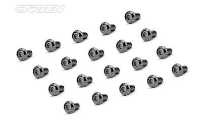Linsenkopfschrauben M3x6mm 12.9 Black Nickel Coating (20)