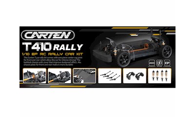 T410 RALLY 1/10 4WD Touring Car Kit