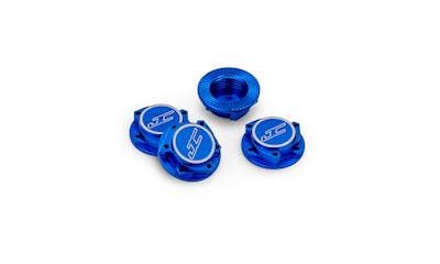 17mm Punisher Clutch Wheel Nut, 4pc - Blue