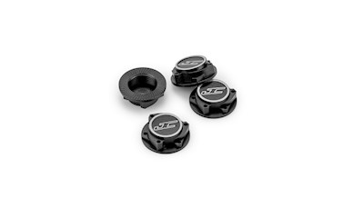 17mm Punisher Clutch Wheel Nut, 4pc - Black