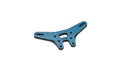 RC10B7 -2mm Carbon Fibre Rear Shock Tower - Blue