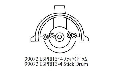 Esprit 3/4 Stick Drum