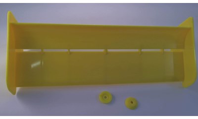 Heckspoiler Gelb