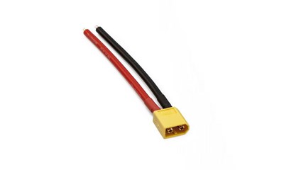 XT60 Male Plug mit 12AWG Kabel 10cm