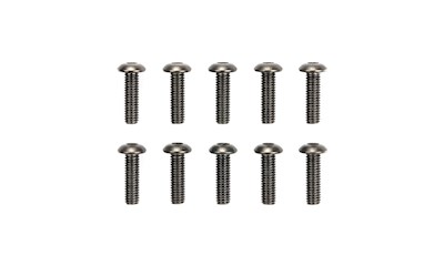 3x10mm Steel  Hex Head Screws (10)