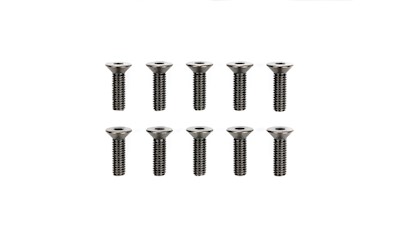 3x10mm Steel  CS Hex Head Screws (10)