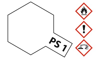 Sprühfarbe Polycarbonat (Lexan) PS-1