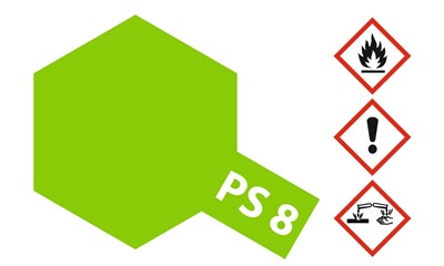 Sprühfarbe Polycarbonat (Lexan) PS-8 Hellgrün