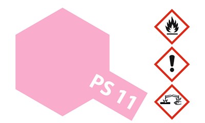 Sprühfarbe Polycarbonat (Lexan) PS-11 Rosarot
