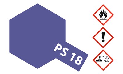 Sprühfarbe Polycarbonat (Lexan) PS-18 Metalic