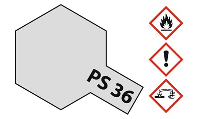 Sprühfarbe Polycarbonat (Lexan) PS-36 Transluscent