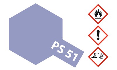 Sprühfarbe Polycarbonat (Lexan) PS-51 Viloett Eloxiert