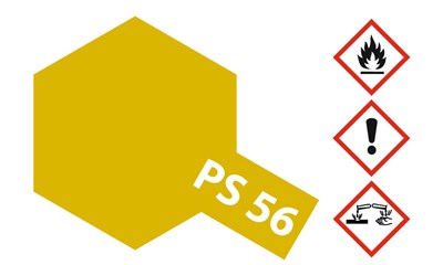Sprühfarbe Polycarbonat (Lexan) PS-56 Senfgelb