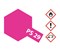 Sprühfarbe Polycarbonat (Lexan) PS-29 Neon Rosarot