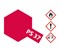 Sprühfarbe Polycarbonat (Lexan) PS-37 RotTransluscent