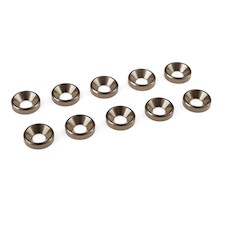 Aluminium Unterlegscheibe - für M4 Senkkopfschrauben - AD=10mm