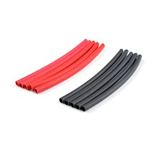 Schrumpfschlauch - 2.4mm - Rot + Schwarz - 10 Sts