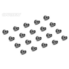 Linsenkopfschrauben M3x6mm 12.9 Black Nickel Coating (20)