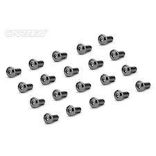 Linsenkopfschrauben M3x8mm 12.9 Black Nickel Coating (20)