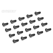Linsenkopfschrauben M3x10mm 12.9 Black Nickel Coating (20)