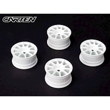 Felge 10-Speichen +1mm weiss (4)