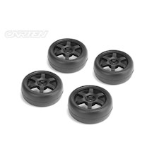 TC Slick Rädersatz 6-Speichen ET-0mm schwarz (4)