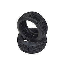 HOT RACE 1/8 BUGGY TYRES HAVANA WHITE - pr
