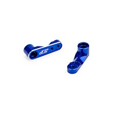 RC10B7 Alloy Steering Bell Cranks Fits JC5209 Blue