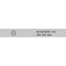 Senkscheibe 3 x 6.5 x 0.5mm