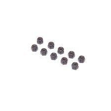 SPEED PACK - M4 Alloy Nyloc Nuts - Black - pk10