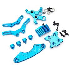 Umbauset Aluminum Lenkung Tamiya M07 - Blau
